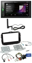 Pioneer MP3 DAB Lenkrad 2DIN Bluetooth Autoradio für Alfa Giulietta ISO 2013-202