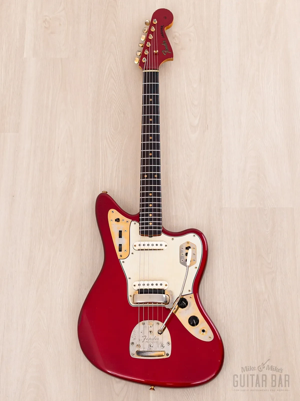 Электрогитара Fender Jaguar SS Candy Apple Red w/case USA 1964