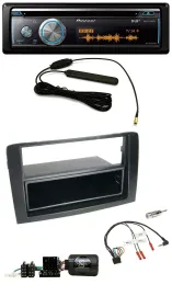 Pioneer CD USB Bluetooth DAB Lenkrad Autoradio für Fiat Idea 2006-2012 schwarz