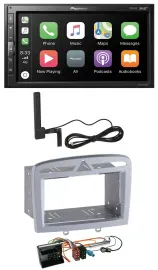 Pioneer USB 2DIN Bluetooth DAB MP3 Autoradio für Peugeot 308 09-13 warmsilber