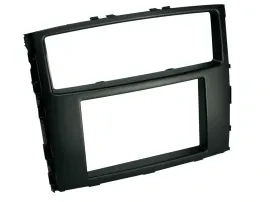 Einbaurahmen Doppel DIN Autoradio für Mitsubishi Pajero ab 2006 schwarz