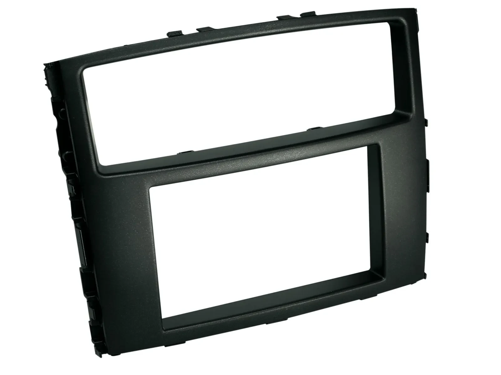 Einbaurahmen Doppel DIN Autoradio für Mitsubishi Pajero ab 2006 schwarz