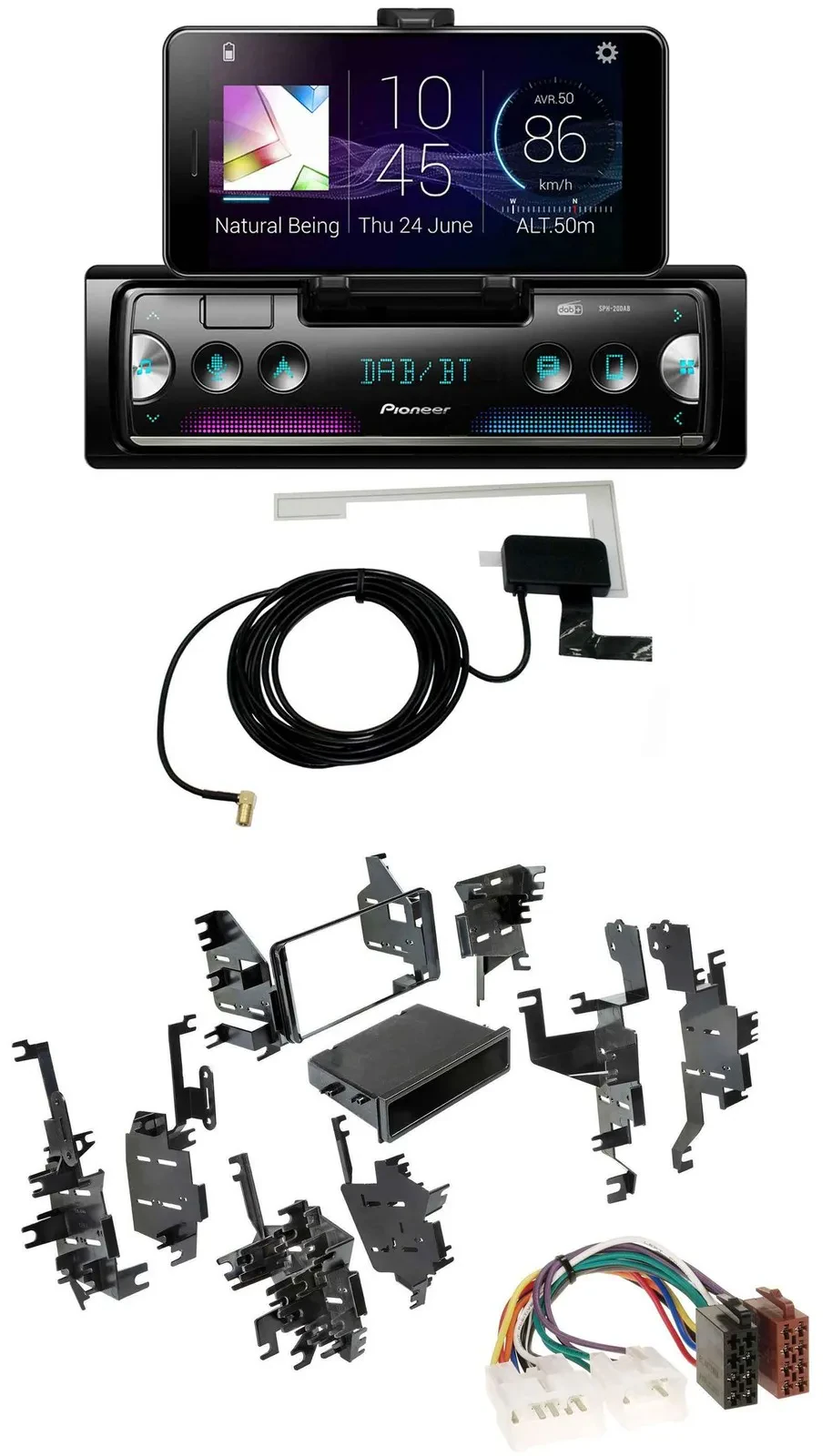 Pioneer DAB Bluetooth MP3 USB Autoradio für Toyota Tundra / Celica / FJ
