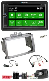 Blaupunkt Bluetooth 2DIN Lenkrad DAB USB TMC Navigation für Hyundai i20 2009-201