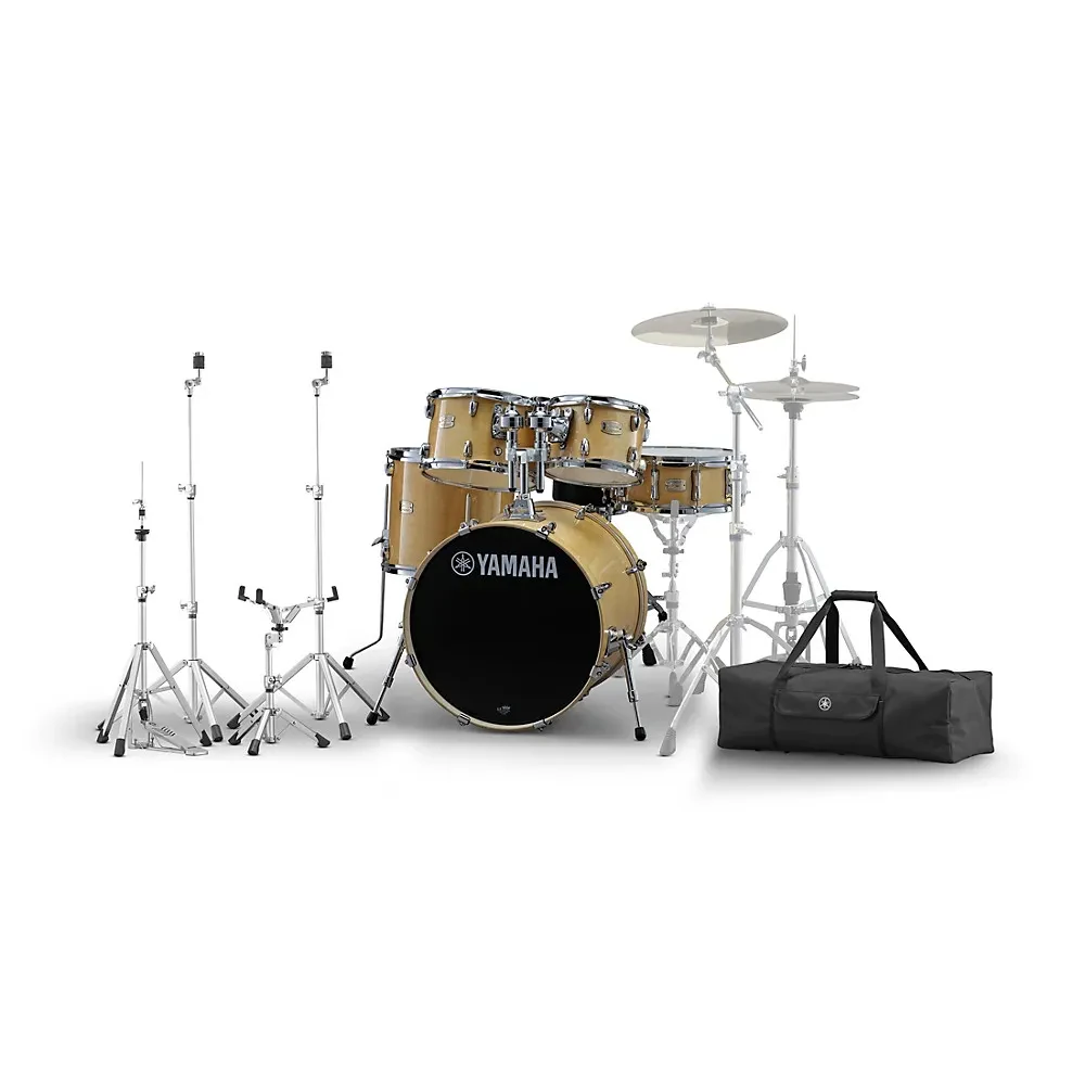 Yamaha Stage Custom Birch 5-Piece Shell Pack Natural w/Lightweight Hardware Pack