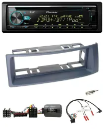 Автомагнитола Pioneer DAB CD USB Bluetooth для Renault Scenic/Megane (1996–2020) с поддержкой управления на руле