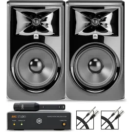JBL 308P MKII 8" Studio Monitor Pair w/IK Multimedia Room Correction System