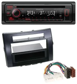 Kenwood MP3 CD USB Bluetooth DAB Autoradio für Toyota Corolla Verso 04-09 schwar
