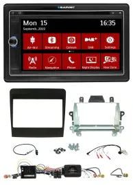 Автомагнитола для Porsche 911 Blaupunkt 2DIN, DAB, TMC, USB, Bluetooth, навигация