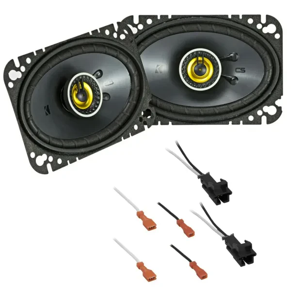 Kicker Front Car Speaker Replacement Kit For 1997-2003 Chevrolet Chevy Malibu
