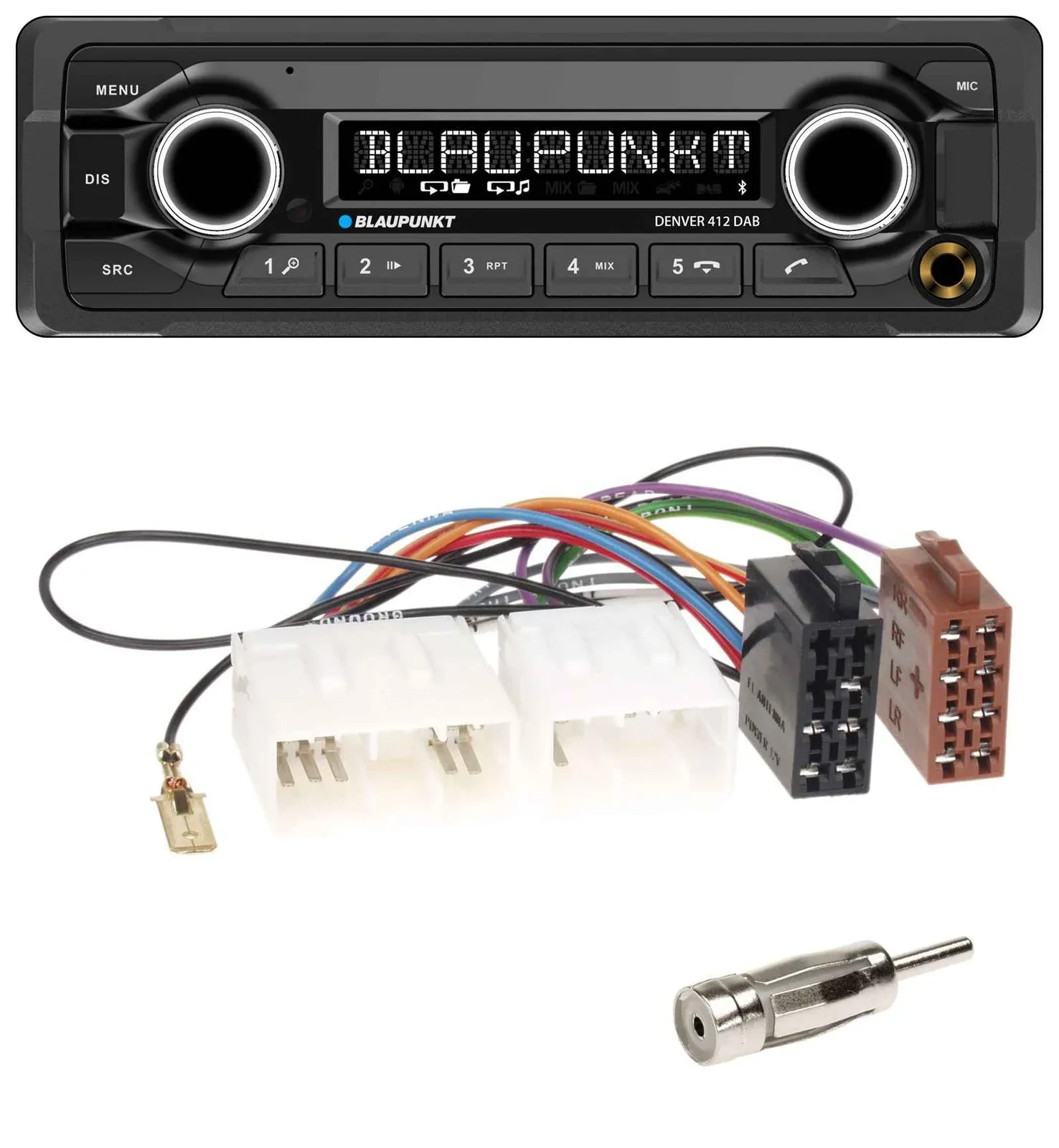 Blaupunkt Bluetooth DAB MP3 USB Autoradio für Mazda MPV (1988-1999)