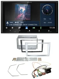 Kenwood Bluetooth 2DIN USB DAB MP3 Autoradio für Opel Astra H Zafira B Corsa D m