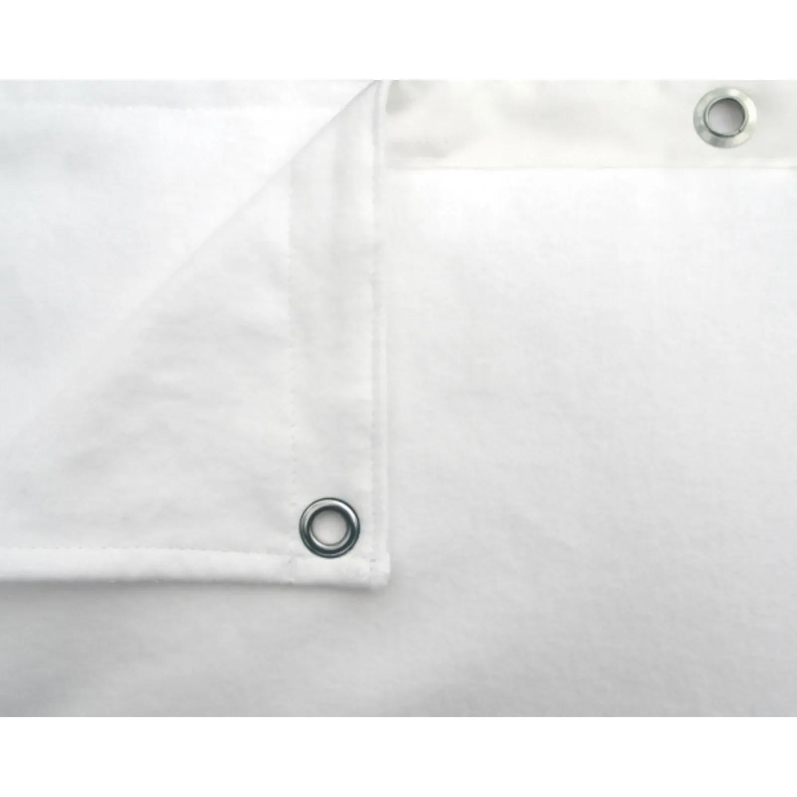 B1 Backdrop 500x300cm Weiß Geöst 100% Baumwolle Flammenhemmend Bühnen Studiodeko