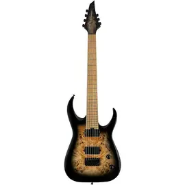 Электрогитара Jackson Pro Signature Misha Mansoor Juggernaut HT7P Black Burst Burl