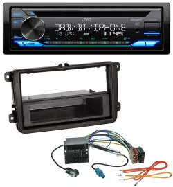 JVC Bluetooth MP3 USB DAB CD Autoradio für VW Passat 05-10 Polo 09-14 Scirocco a