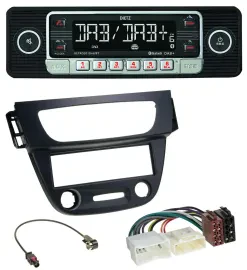 Dietz USB DAB MP3 Bluetooth Autoradio für Renault Megane 3 09-14 schwarz
