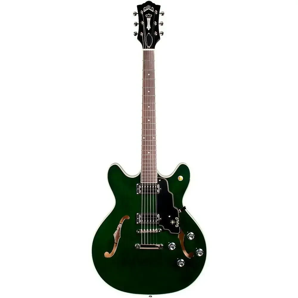 Электрогитара полуакустическая Guild Starfire IV ST Semi-Hollowbody Green