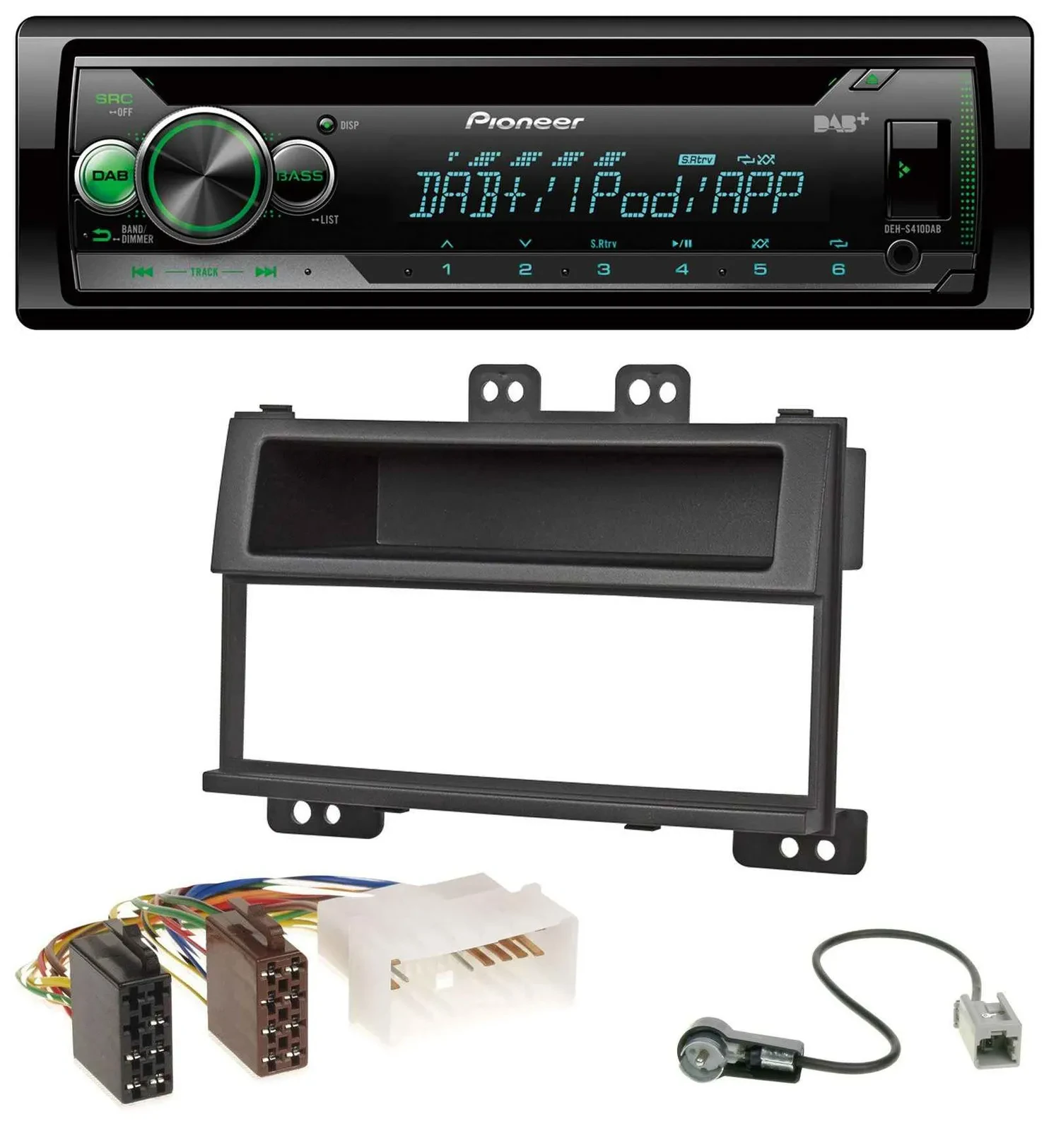 Pioneer USB MP3 DAB AUX CD Autoradio für Hyundai i20 (2008-2011)