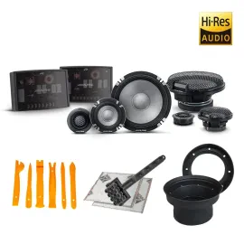 Alpine R2-S653 200W RMS 6.5" Component Speaker + Accessories