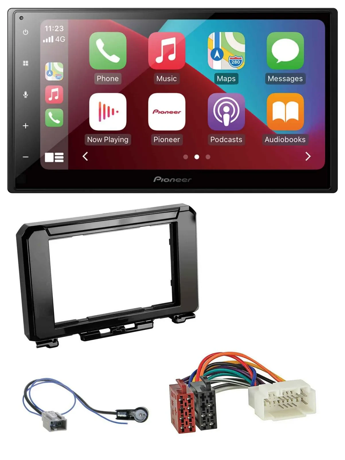 Автомагнитола для Suzuki Jimny GJ (с 2018) Pioneer 2DIN, DAB, Bluetooth, USB, MP3