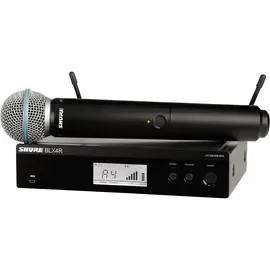 Микрофонная радиосистема Shure BLX24R/B58 Wireless System W/Rackmountable Receiver, BETA 58A Cap Band H9