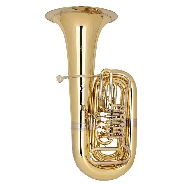 Туба Miraphone 186 4U 4 Valve 4 4 BBb Tuba 186 4V Brass 4 Valve Nickel Silver Slides