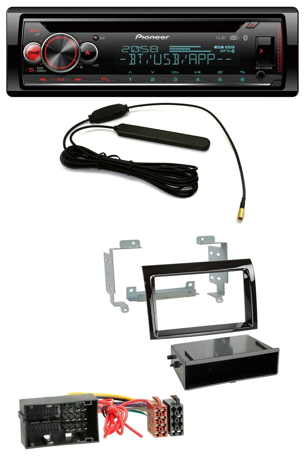 Автомагнитола Pioneer USB DAB MP3 Bluetooth CD для Citroen Jumper / Fiat Ducato (2014–2021)