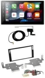 Автомагнитола для Nissan Juke (с 2014) Pioneer 2-DIN, MP3, USB, Bluetooth, DAB