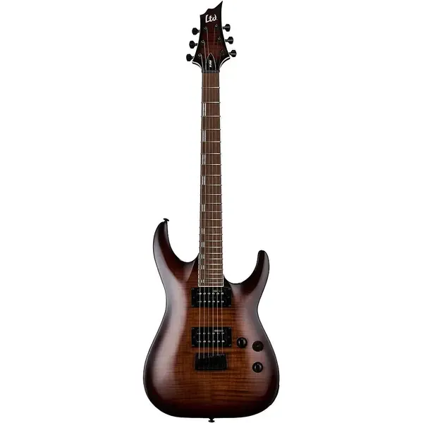 Электрогитара LTD H-200FM Dark Brown Sunburst