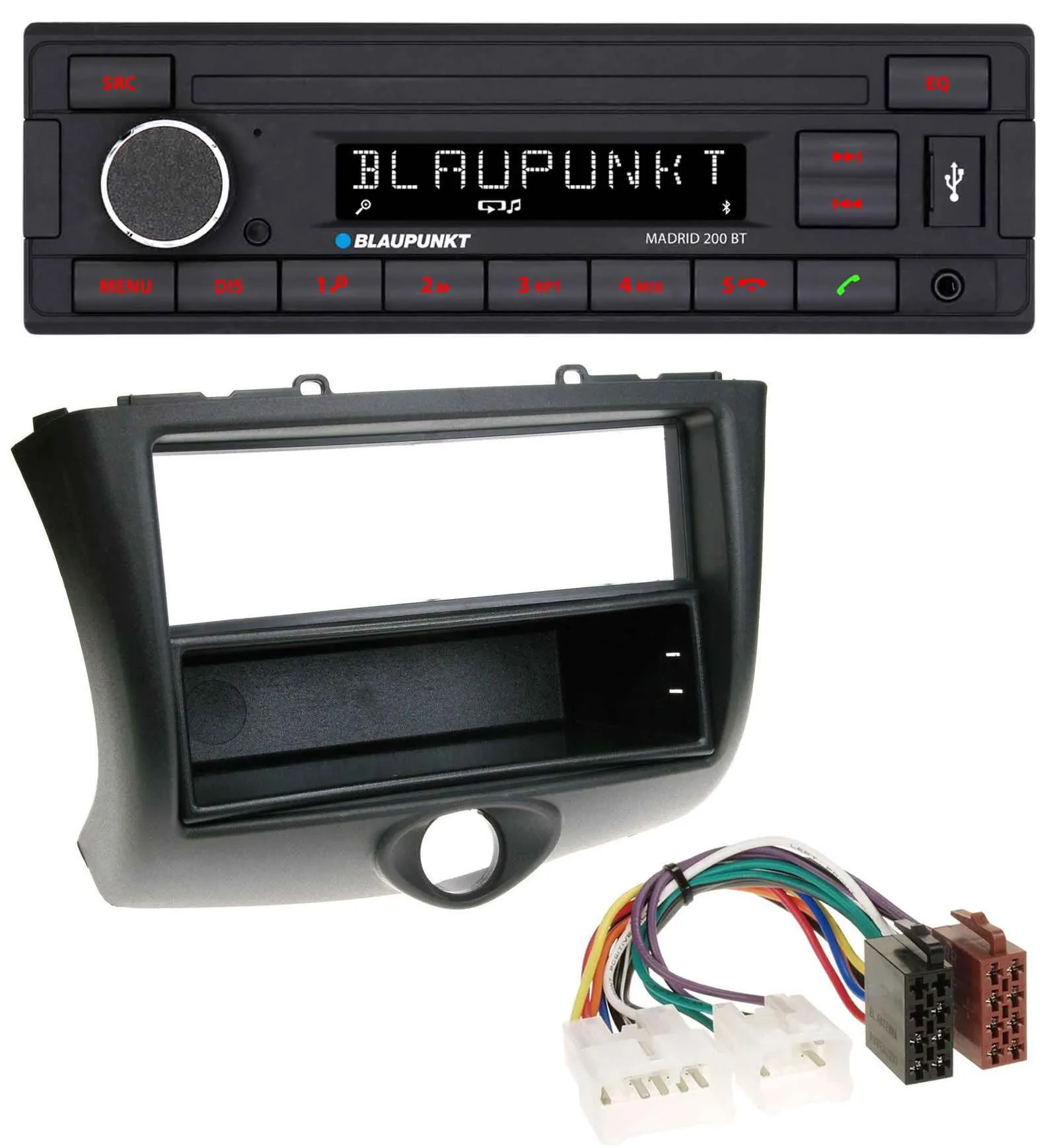 Автомагнитола для Toyota Yaris (2003–2006) Blaupunkt USB, AUX, Bluetooth, MP3