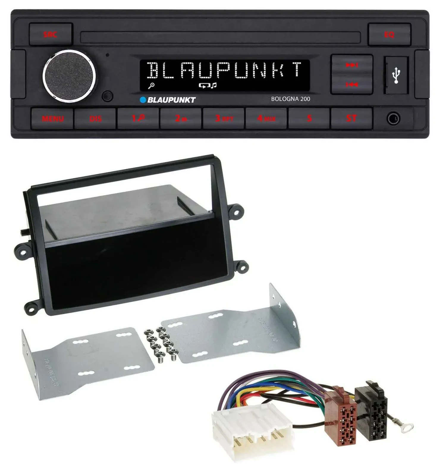 Автомагнитола для Mitsubishi L200 Blaupunkt 1-DIN, MP3, USB, AUX