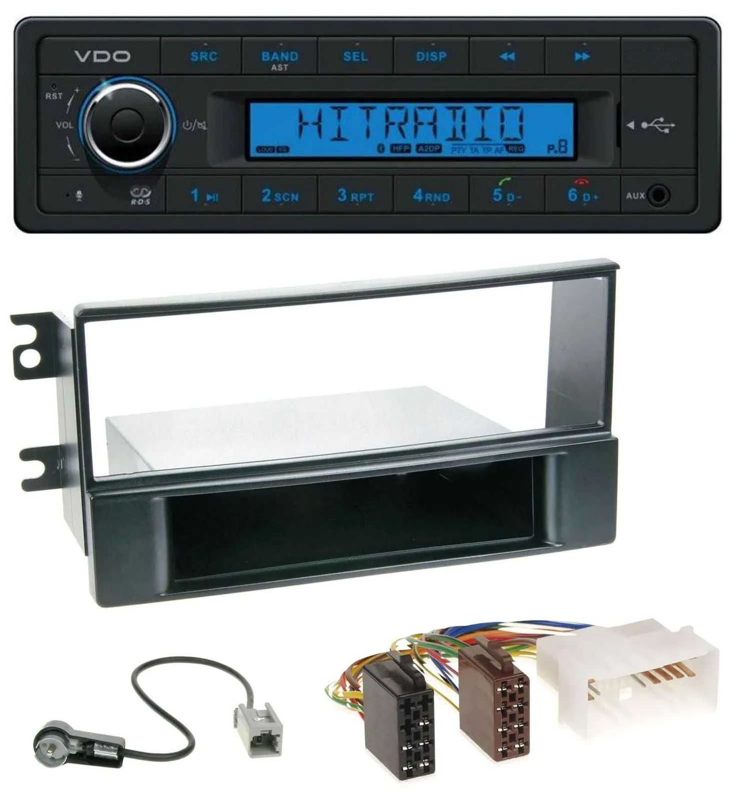VDO AUX Bluetooth USB MP3 Autoradio für Kia Sportage II (2008-2010)
