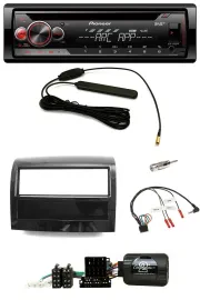 Автомагнитола для Fiat Ducato 2012–2015 Pioneer CD/USB DAB MP3, черный глянец (Piano Black)