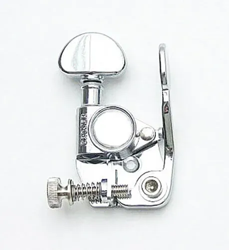 Hipshot GT1 Grover Style Guitar Xtender Key Extender D-Tuner X-Tender - CHROME