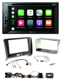 Pioneer Lenkrad USB DVD Bluetooth DAB 2DIN Autoradio für Audi TT 2006-2014