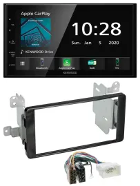 Kenwood Bluetooth MP3 DAB USB 2DIN Autoradio für Mitsubishi Outlander ab 2012