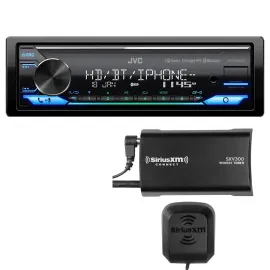 JVC KD-X480BHS Single DIN Digital Media Receiver with XM