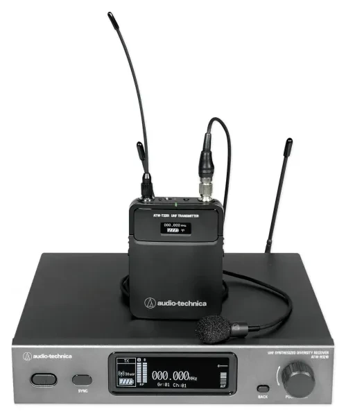 Audio Technica ATW-3211/831DE2 3000 Series Wireless Lavalier Microphone System