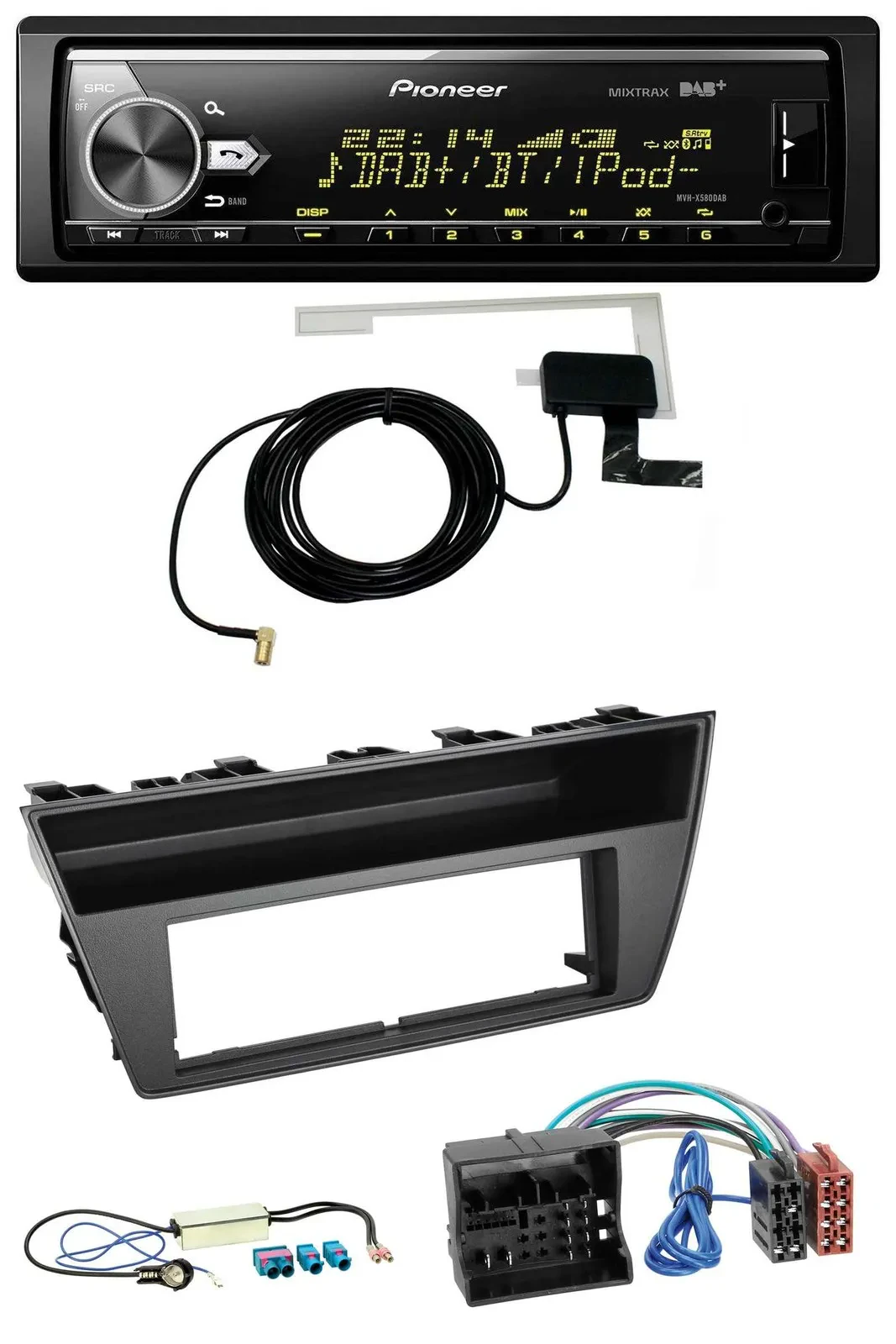 Автомагнитола Pioneer Bluetooth DAB USB MP3 для Skoda Fabia III (2014–2020)