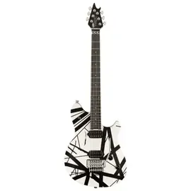 Электрогитара EVH Wolfgang Special Striped Electric Guitar, Ebony FB, White w/ Black Stripes