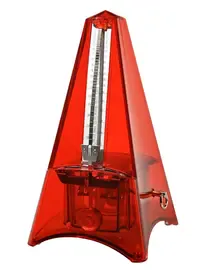 Метроном механический Wittner 846241TL Tower Line Red Transparent