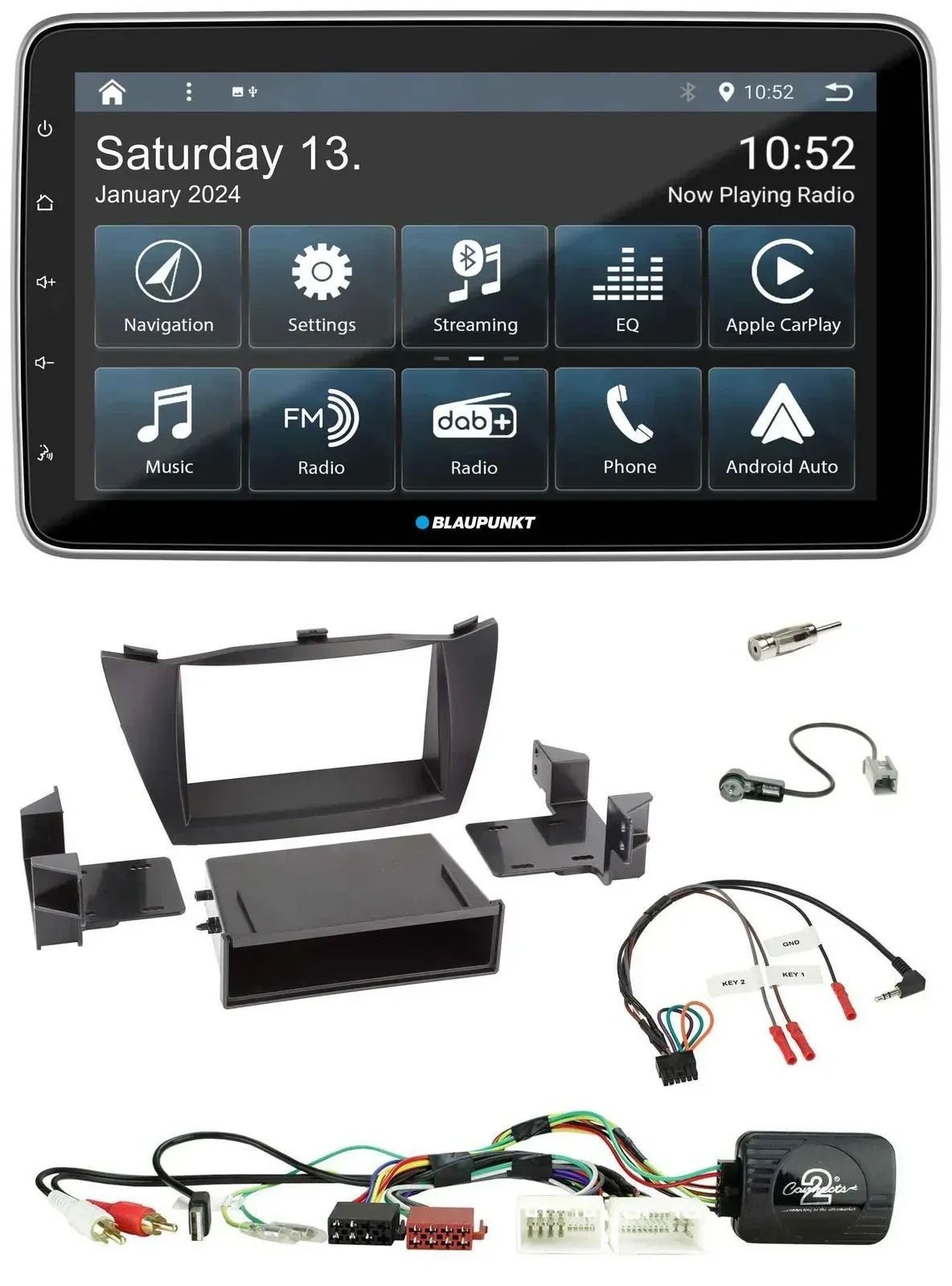 Blaupunkt USB DAB SD Lenkrad Bluetooth Autoradio für Hyundai Tucson 2010-2015