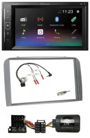 Pioneer DAB Lenkrad 2DIN Bluetooth USB Autoradio für Alfa Romeo 147 GT 04-10 sil