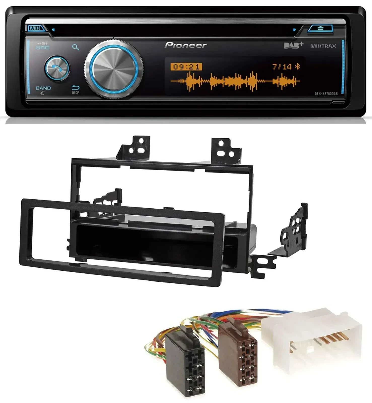 Pioneer MP3 DAB USB CD Bluetooth Autoradio für Kia Rio Hyundai Accent 2006-2011