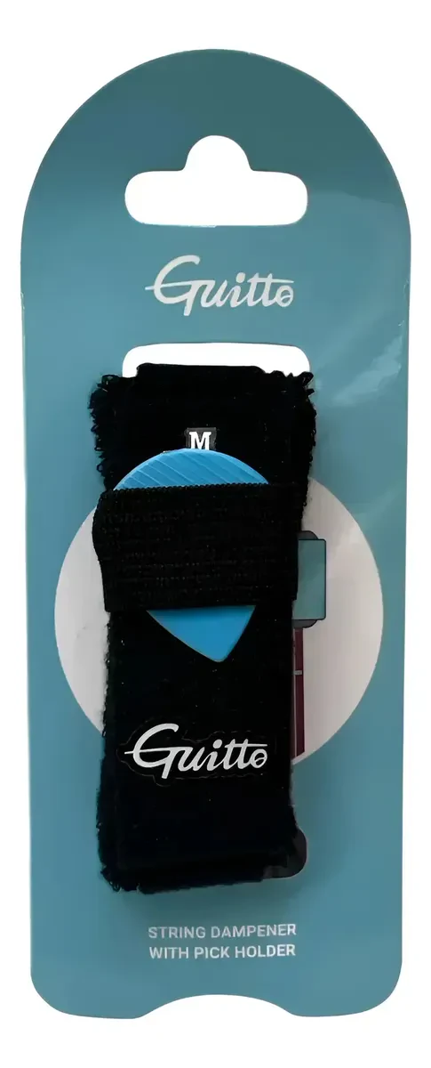GGF-02S(Black) Демпфер гитарный, средний, черный, Guitto