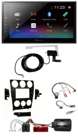 Pioneer DAB Lenkrad Bluetooth 2DIN USB Autoradio für Mazda 6 2006-2008