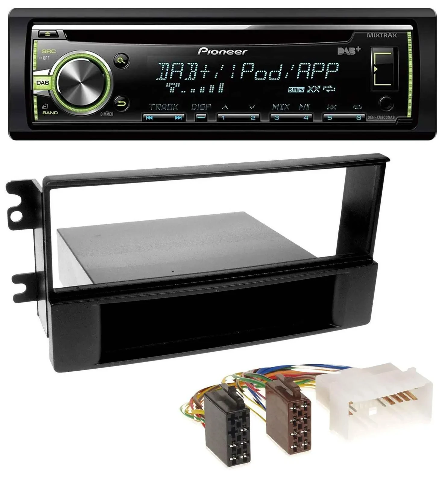 Автомагнитола Pioneer DAB, USB, MP3, AUX, CD для Kia Sportage (с 2005)