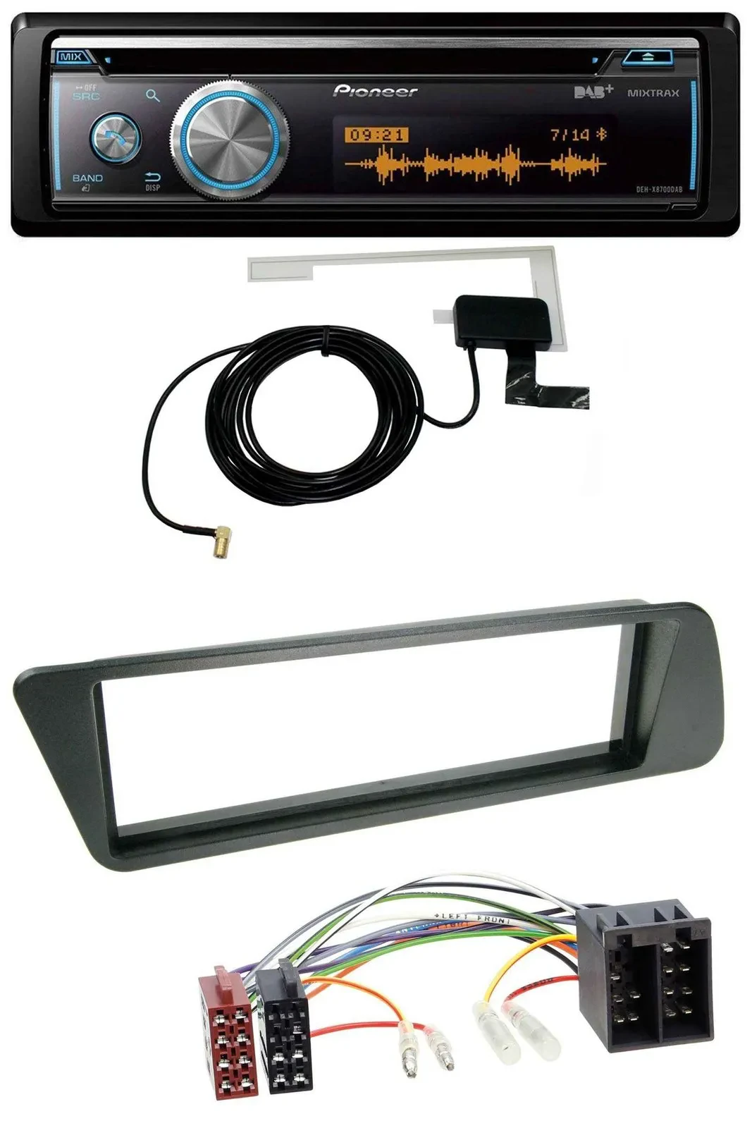 Автомагнитола для Peugeot 306 Pioneer Bluetooth, DAB, USB, CD, MP3