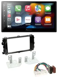 Pioneer DAB Bluetooth 2DIN USB MP3 Autoradio für Toyota Auris (ab 2013)