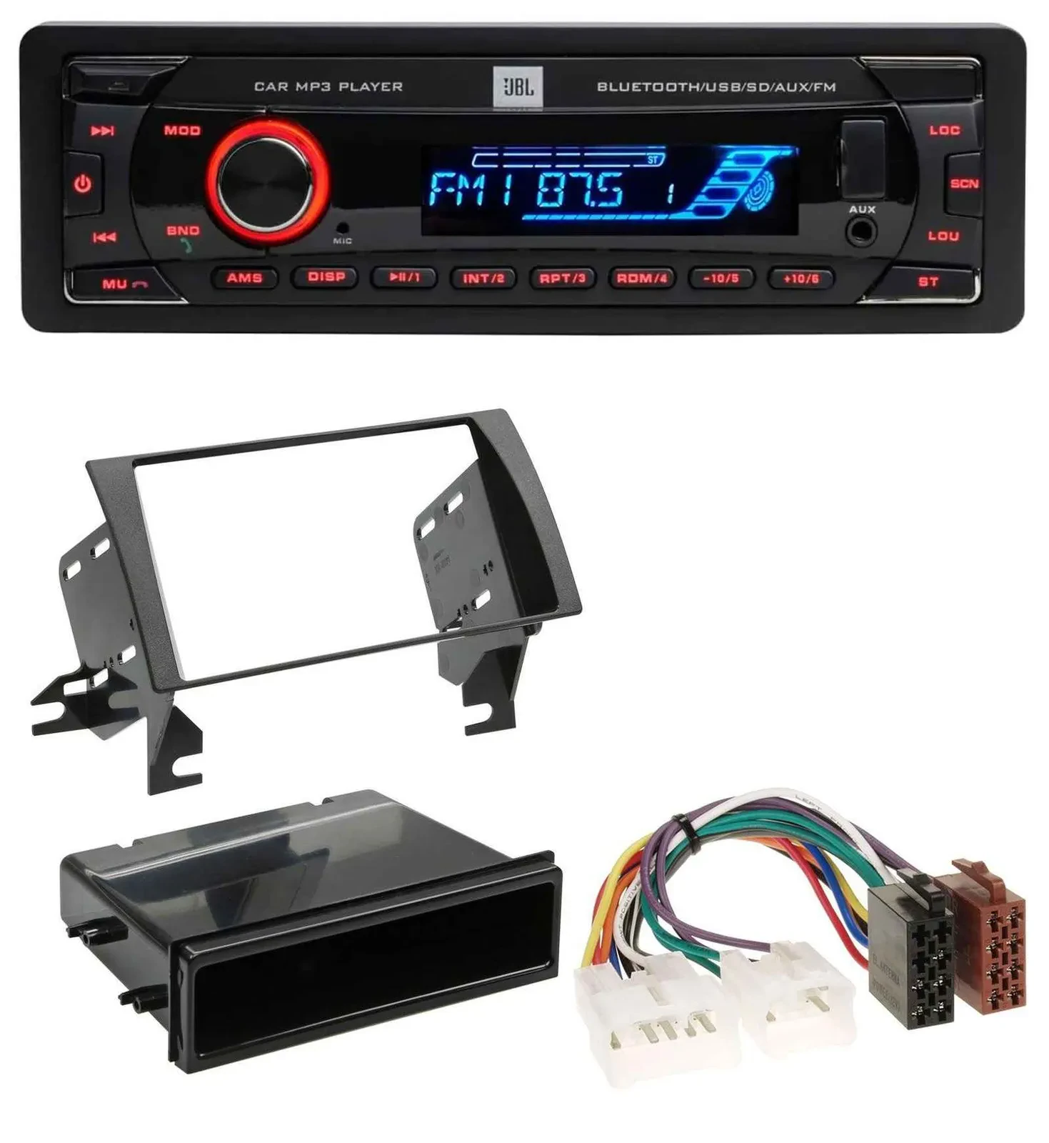 JBL AUX MP3 USB Bluetooth SD Autoradio für Toyota Camry (2002-2006)